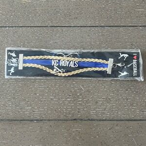 NWT Kansas City Royals Bracelet KC Royals Baseball Bracelet